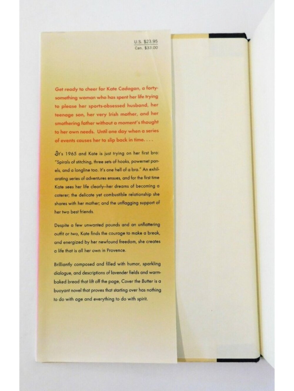 Cover the Butter by Carrie Kabak 1st Printing 2005 Hardcover Dust Jacket Fiction - Picture 3 of 5